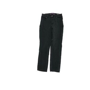 Gloria Vanderbilt Amanda Straight Leg Women's size 6 Black Denim Jeans